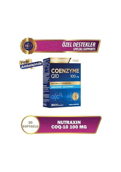 Nutraxin Nutraxın Koenzım Q10 Tablet 1 Paket 1 X 30 Kapseln , 0.08 Kg