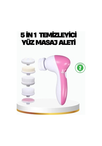 Ers 5 İ 1 Arada Yüz Temizleme Cihazı Masaj, Fırça, Peeling Ve Krem Uygulama Atlı