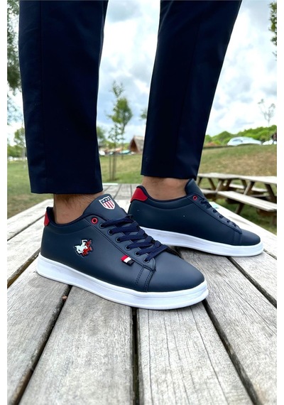 Erkek Sneakers Günlük Spor Ayakkabı Lacivert-lacıvert Lacivert