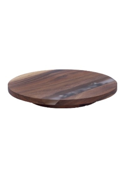 Arow Sunumluk Akasya Dönerli 20,5 Cm Tr-1140 Ahşap