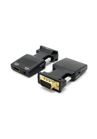 Lexroo Qg-hd12 Vga To Hdmı Dönüştürücü - Siyah