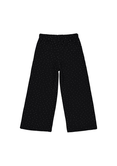 Civil Girls Kız Çocuk Taşlı 6-9 Yaş Pantolon - Siyah