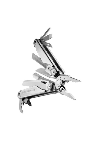 Leatherman Kamp Surge Kordura Kılıfı ve Dekobaj Uç Gümüş