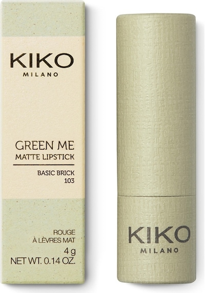 Kiko Ruj Green Me Matte Lipstick 103 Basic Brick