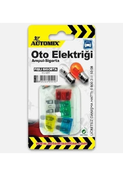 Automix Fişli Sigorta Seti 5li