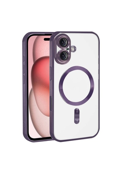 Apple İphone 17 Kross Magneticsafe Kapak - Mor 0.2M-Çok Renkli