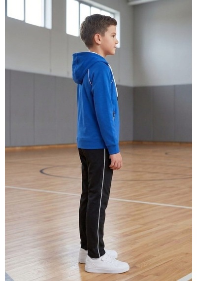 Pina Kids Erkek Çocuk Atheletic Reglan Kol Kapüşonlu Düz Paça Dalgıç Kumaş Eşofman Takımı Esf7019 Mavi Pina Kids Erkek Çocuk Atheletic Reglan Kol Kapüşonlu Düz Paça Dalgıç Kumaş Eşofman Takımı Esf7019 Mavi
