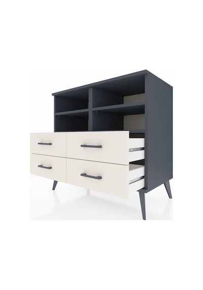 Hyperion Şifonyer 4 Raflı 4 Çekmeceli 88x44x80 Antrasit-antrasit/aytaşı Antrasit/aytaşı Hyperion Şifonyer 4 Raflı 4 Çekmeceli 88x44x80 Antrasit-antrasit/aytaşı Antrasit/aytaşı