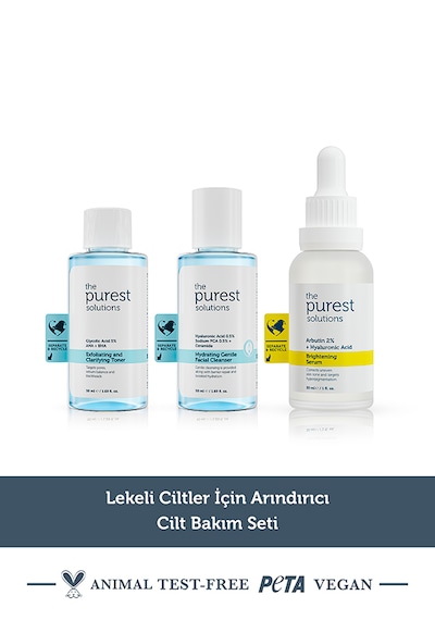 Lekeli Ciltler İçin Arındırıcı Cilt Bakım Seti