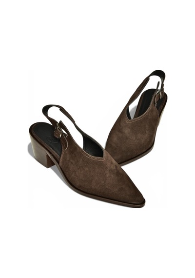 Fox Shoes Y654322202 Kahverengi Hakiki Deri Süet Kalın Alçak Topuklu Western Ayakkabı Fox Shoes Y654322202 Kahverengi Hakiki Deri Süet Kalın Alçak Topuklu Western Ayakkabı