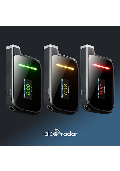 Alcoradar Pro Dijital Alkolmetre Fuel Cell Sensör Teknolojisi 1 Adet