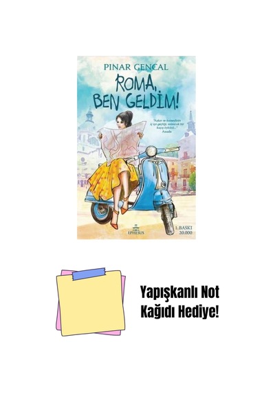 Roma,ben Geldim , Ciltli + Yapışkanlı Not Kağıdı