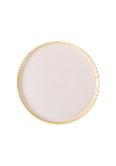Porland Doğa Sarı Düz Tabak 27 Cm Sarı
