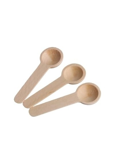 Lı Ahşap Baharatlık - Ölçek Kaşığı - Ahşap Kaşık 7 Cm Ahşap Diğer