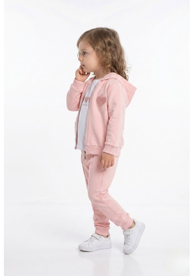 Toontoy Kids Toontoy Kız Çocuk 3'lü Eşofman Takımı Uzun Kollu Bisiklet Yaka Nakışlı T-shirt - Kapüşonlu Fermuarlı Hırka- Beli Paçası Lastikli Eşofman Altı 25041 Pudra Toontoy Kids Toontoy Kız Çocuk 3'lü Eşofman Takımı Uzun Kollu Bisiklet Yaka Nakışlı T-shirt - Kapüşonlu Fermuarlı Hırka- Beli Paçası Lastikli Eşofman Altı 25041 Pudra