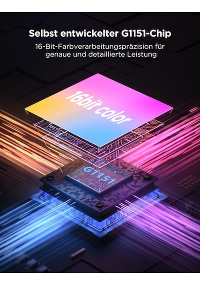 Govee Led Şerit Işığı 2 Pro 5m, Beyaz Işıklı Akıllı Rgbıc, Led Şerit Matter, Alexa Ve Google Assistant İle Çalışır, Dıy Renk, Müzik Senkronizasyonlu Uygulama Kontrolü, Oturma Odası, Yatak Odası İçin Siyah