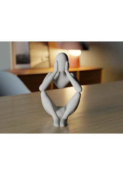 Ev Dekorasyonunda Modern Dokunuş Hediyelik Dekoratif Obje Figür 15 Cm