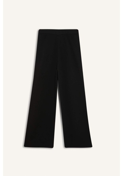 Defacto Wide Leg Geniş Bol Paça Triko Pantolon F1102ax25aubk81 Siyah Defacto Wide Leg Geniş Bol Paça Triko Pantolon F1102ax25aubk81 Siyah
