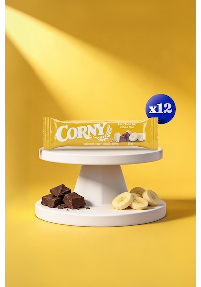 Corny Kakao Muzlu Tahıl Bar X 12 Adet