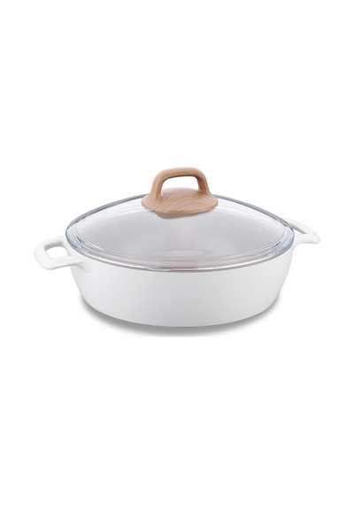 Korkmaz A2982 Gusto Seramik Kısa Tencere 26x7 Cm Sku: Smg8690010556653 Açık