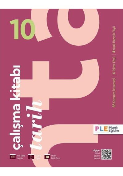 Ple - 10.sınıf - Çalışma Kitabı - Kazanım Denemeleri - Tarih