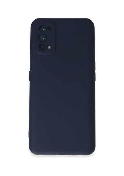 Realme 7 Pro Kılıf Nano İçi Kadife Silikon - Lacivert Bz8683140591304
