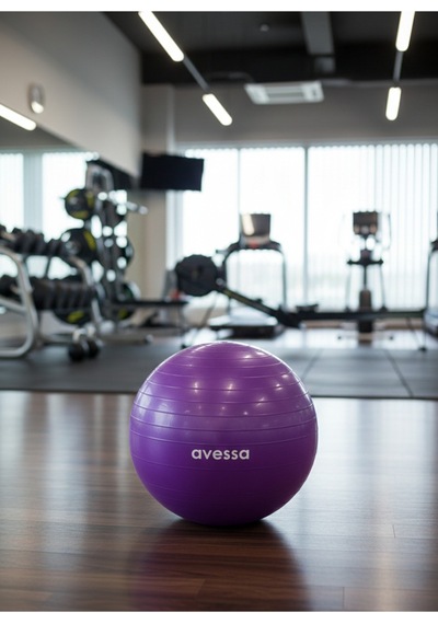 65cm Pilates Topu-jimnastik Topu-spor - Egzersiz - Pilates - Fitness - Yoga - Esneme - Esneklik - Meditasyon-evde Spor