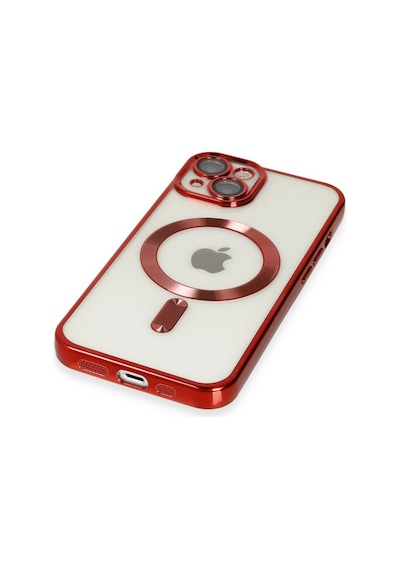 Apple İphone 14 Kılıf Kross Magneticsafe Kapak - Kırmızı Çok Renkli