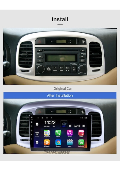 Hyundaı Accent 2009+ Multimedya Navigasyon Usb Kamera Carplayer