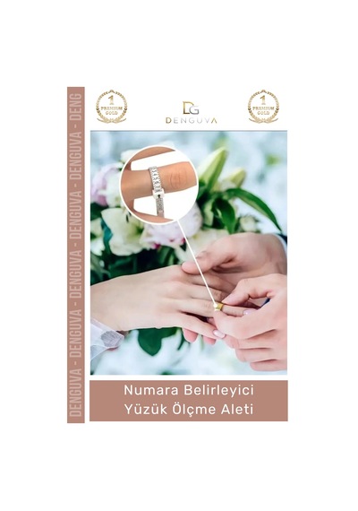 Yüzükölçme Profesyonel Hassas Parmak Ölçüsü Aparatı Standart Kuyumcu Kalibre Yüzük Ölçme Aleti Diğer