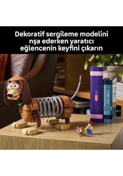 LEGO® Disney ve Pixar Oyuncak Hikayesi Köpek Slinky Kitap Desteği 43301 - Yetişkinler için Sevimli bir Dachshund Köpek Modeli Yapım Seti (1311 Parça) LEGO® Disney ve Pixar Oyuncak Hikayesi Köpek Slinky Kitap Desteği 43301 - Yetişkinler için Sevimli bir Dachshund Köpek Modeli Yapım Seti (1311 Parça)