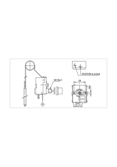 Imıt Ls1/541558 - 100 C Limit Termostat - İtalyan