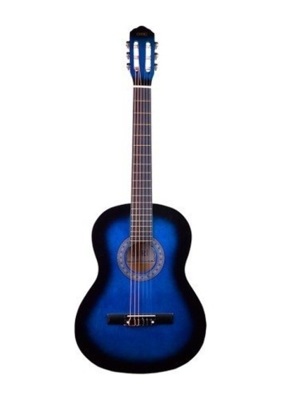 Eğitimlik Öğrenci için Klasik Gitar Tam Boy 4/4 Mavi