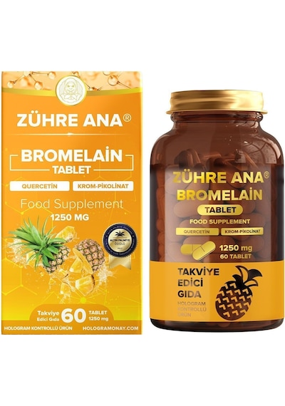 Zühre Ana Bromelain 60 Tablet