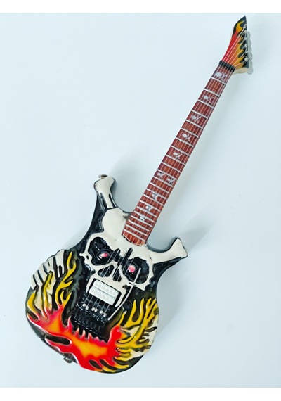 El Yapımı 1/4 Ölçek Minyatür Elektro Gitar Esp George Lynch