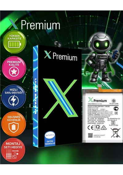 Xpremium Samsung Uyumlu A01 Sm-a015 Batarya Pil Süper Yüksek Kalite 3000 Mah