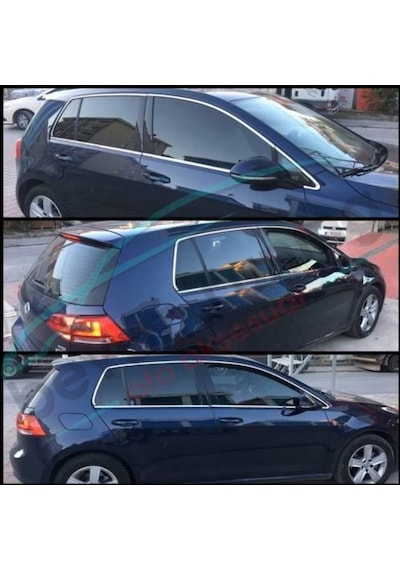 Vw Golf 7 Krom Cam Çıtası Full Seti, Golf 7 Ve 7.5Lara Uyumlu 471860717