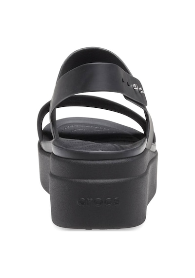 Crocs 206453-060 Brooklyn Low Wedge Kadın Sandalet Siyah