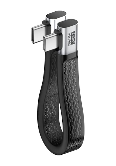 Usb4 13 Cm Type-c Kablo 80gbps, 240w Pd 3.1 Hızlı Şarj, 8k 60hz Görüntü Aktarımı, Kısa Esnek Usb-c Kablo, Thunderbolt 4 İle Uyumlu Otgh