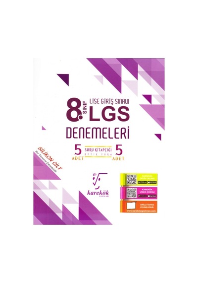 Karekök 8.sınıf Lgs Denemeleri - Karekök Yayınları 5 Kitap Seti