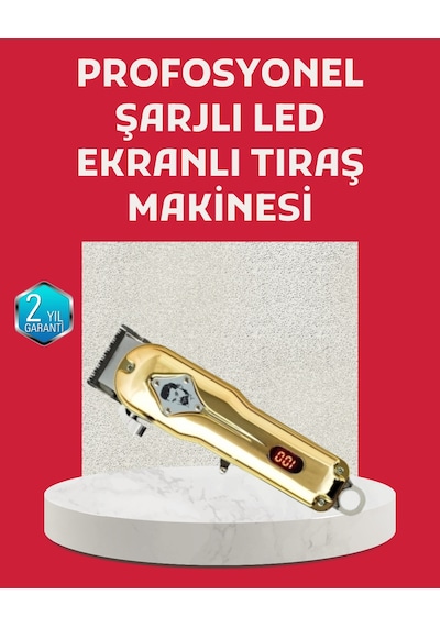 1800 Mah Bataryalı Uzun Kullanım Süreli Şarjlı Tıraş Makinesi