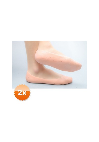 2 Adet Silikon Patik Topuk Çatlağı Ve Koruyucu Jel Çorap