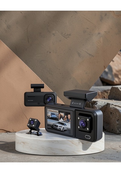 3 Kameralı Full Hd Araç Kamera Seti Uczzzgenişaçılıaraçkamera-4