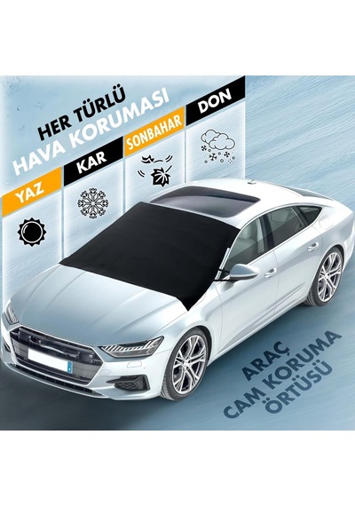 Haegs Buz Ve Kar Önleyici Araç Ön Cam Örtüsü Brandası / Ağır Hizmet Tipi 600d Oxford Kumaş / Arabalar, Suv Lar Diğer