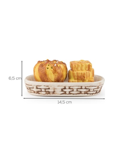 Tr Mio-038-1 Kuru Pasta Motifli 2li Standlı Tuzluk Biberlik Seti Genel