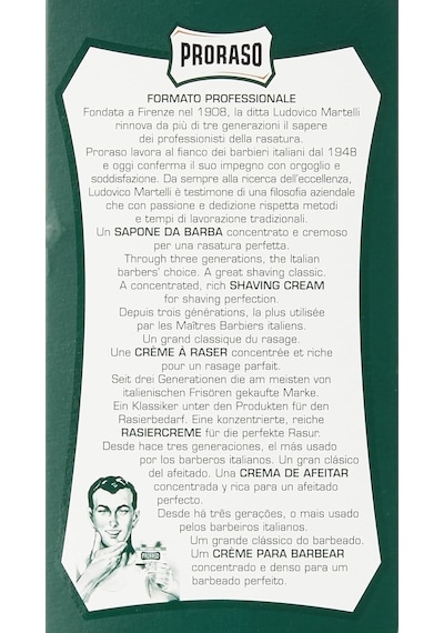 Proraso 2019125 Tıraş Kremi, Okaliptüs Yağı Ve Mentollü
