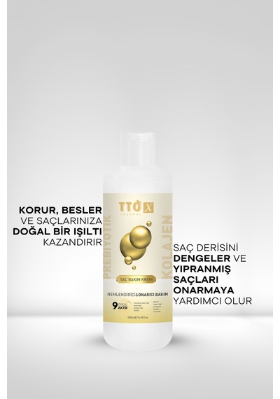 Tto Besliyici Saç Bakım Seti Beyaz