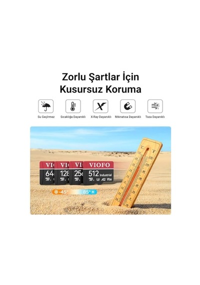 Tr High Endurance 512gb Class 10 A2 V30 100mb/s Okuma 90mb/s Yazma Micro Sd Hafıza Kartı