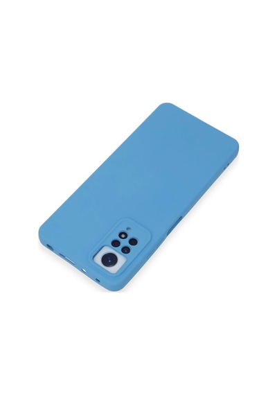 Newface Xiaomi Redmi Note 12 Pro 4g Kılıf Nano İçi Kadife Silikon Semeglbl - 51 - Mavi