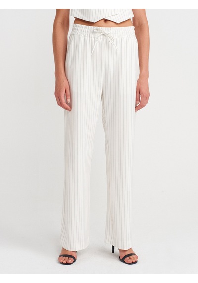 Dilvin 72151 Pijama Pantolon-beyaz Beyaz